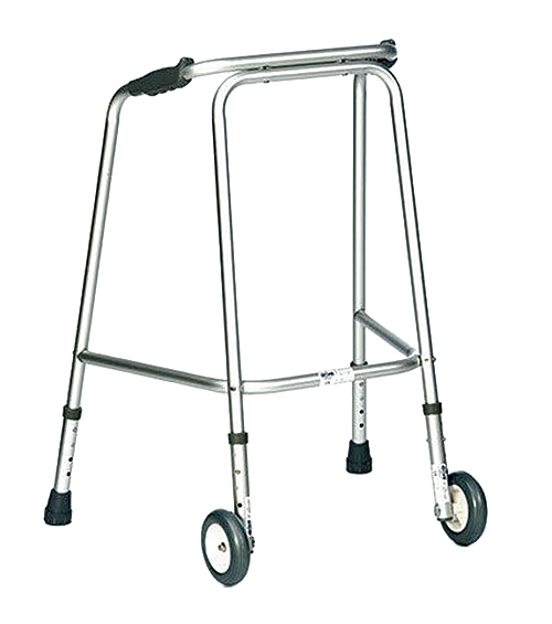 Silver zimmer frame
